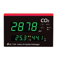 衡欣AZ77294 大屏CO2/温湿度监测记录仪AZ-77294