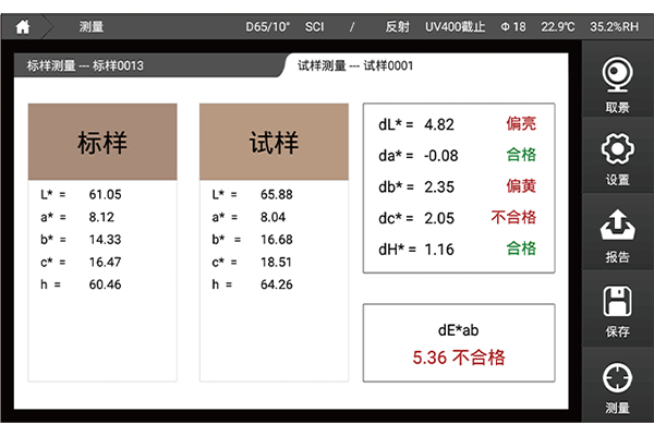 彩谱台式分光测色仪CS-820N